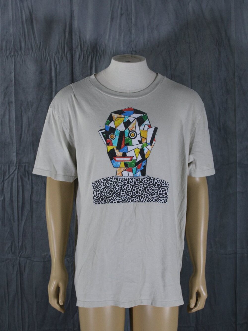 Skateboard Shirt - RVCA Art Network Program Head Graphic - Men's Large
